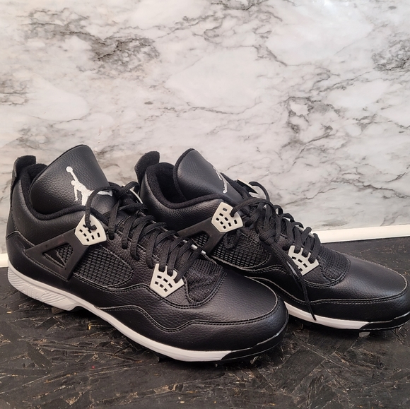 Jordan Shoes Nike Air Jordan Iv 4 Retro Metal Baseball Cleats